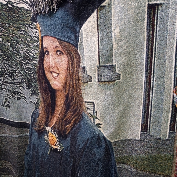 GRADUATION Tapestry of Beautiful Girl 56"×49" - Picture 5 of 6